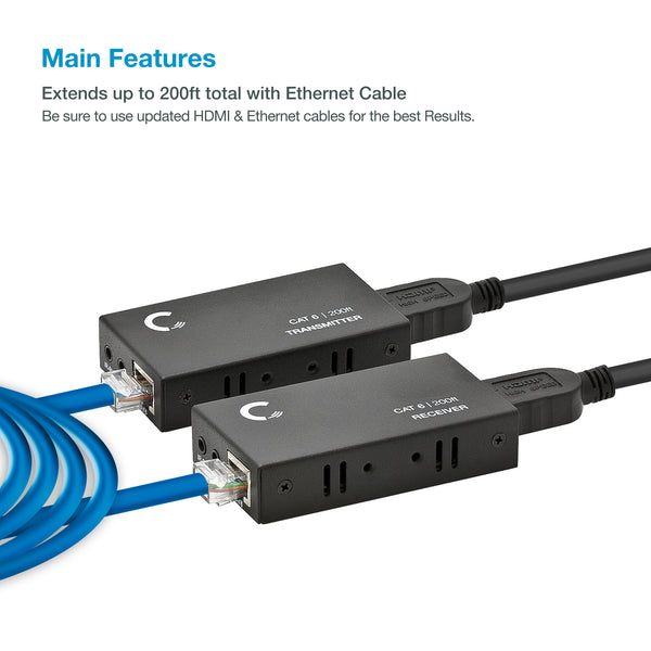 N3ET40E EXTENSOR HDMI EXTENDER DE HASTA 60M SOBRE CABLE UTP CAT5E